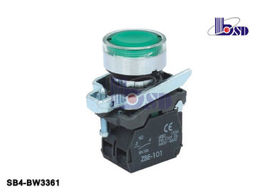 Professional Green Push Button Switch Led Illuminated For Electrical Appliances