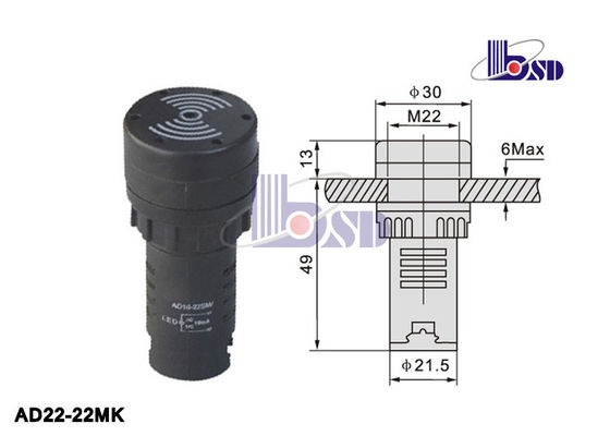 Plastic Convenient Pilot Lamp Indicator Electrical Panel Indicator Lights